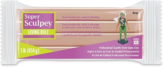 Super Sculpey Living Doll-Beige 454Gr