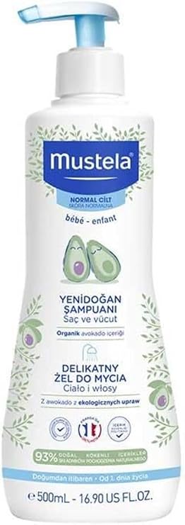 Mustela Yenidoğan Şampuanı Avokado İçerikli (500 ml)