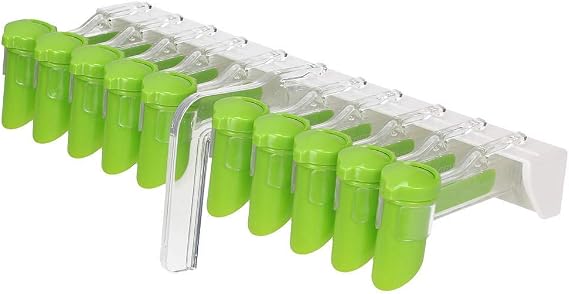 Tescoma Dispensing Clousure Spice Bag Bar, 10 Pcs Season, Assorted, 11.4 x 7.3 x 31 cm