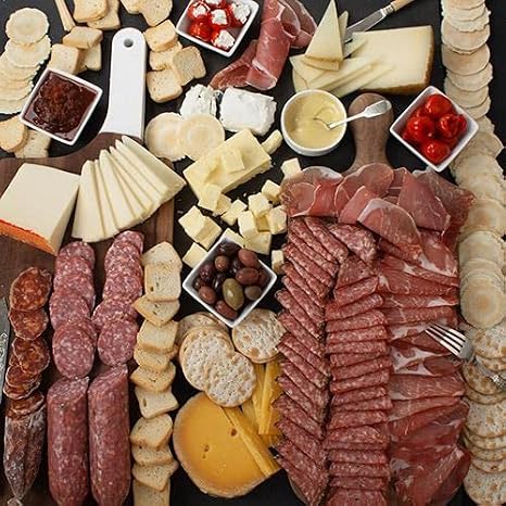 igourmet Game Day Celebration Pack: Gourmet Meat, Cheese & Party Assortment | Imported Cheeses, Cured Meats, Olives, Salsa, and Crackers - Perfect for Big Game Entertaining!