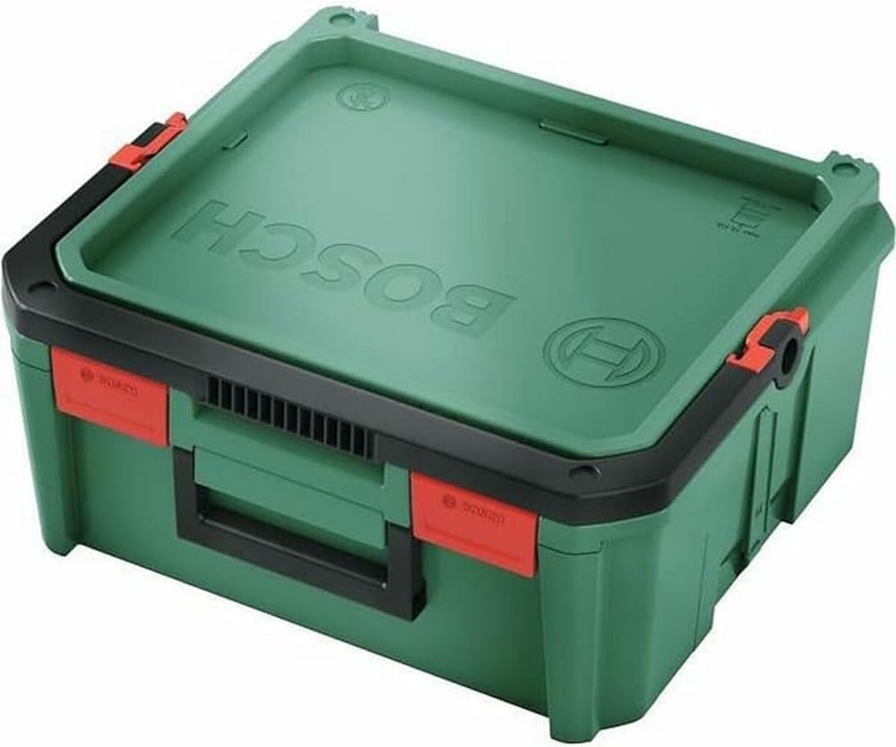 Bosch Home and Garden Tool Box SystemBox for Power Tools, Size M, Compatible with Accessory Box Small and Medium in Sleeve, Green