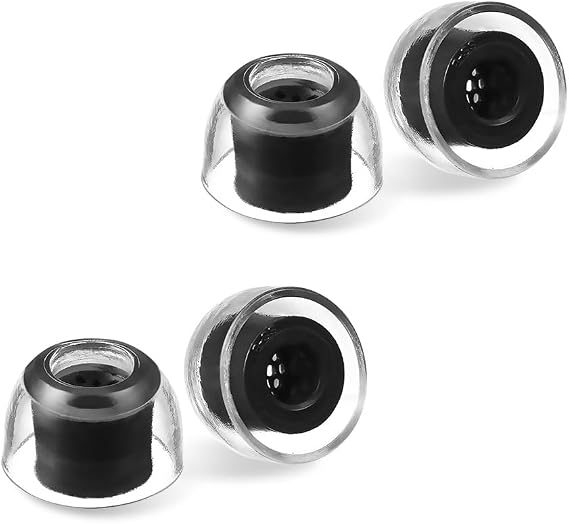 AZLA XELASTEC 2 Earbud Tips, TPE Replacement Ear Tips (SS (2-Pair Set))