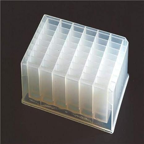 Axygen P-5ML-48-C-S Deep Well 48-Well x 5mL Assay Storage Microplate With Rectangular Pyramid Bottom Wells, Clear PP, Sterile (25/Case)