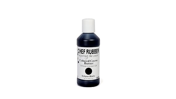 Chef Rubber Eclipse Black Colored Cocoa Butter