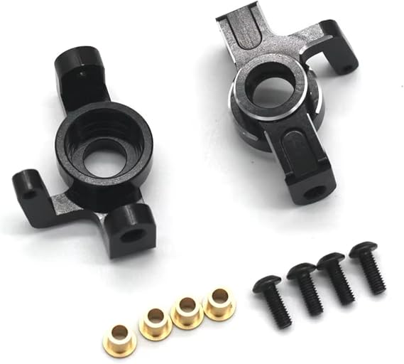 Rc Parts For ZD For Racing MT16 BX12 X12S PT14 1/14 Metal Steering Cup For Gladiator RC Car Upgrades Repairs Replacements Parts(Black)