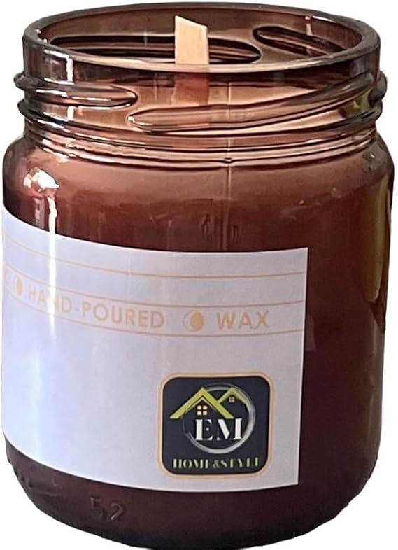 210 ml Paçuli&Vanilya&Kahve Kokulu Kavanoz Mum