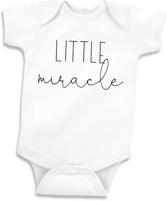 Bump and Beyond Designs Surprise Pregnancy Announcement Little Miracle Adult Women's Adult LEOTARD