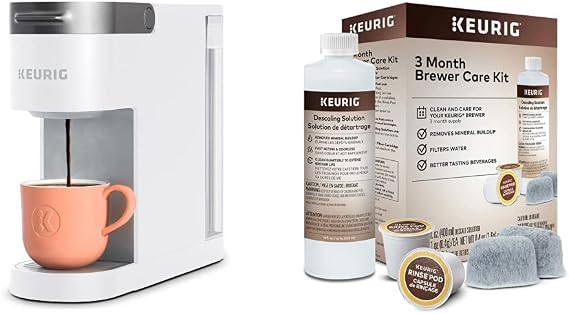 Keurig K-Slim Single Serve K-Cup Pod Coffee Maker Descaling and Maintenance Accessories