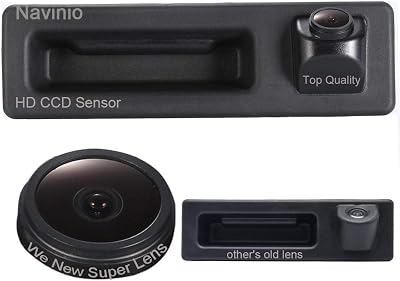 170 Degree Car Trunk Handle Backup Camera HD Rear View Reverse Camera Parking Assistance for BMW X1 X3 X4 X5 X6 F18 F35 F45 F46 F48 F80 520Li 525Li 530i 535Li 328Li 320LiLS8006 no Switch