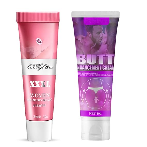 Breast and Butt Enhancement Cream, Breast Lift Cream for Lifting and Plumping, Breast Firming Cream for Bigger Breast, Butt Cream for Bigger Butt, Booty Enhancing Body Cream 1.58Fl.Oz