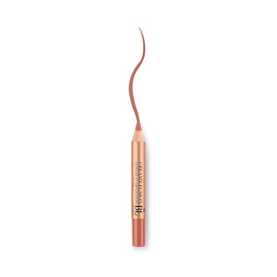 BEL London Creamy Fusion Lip Crayon | Ultra-Creamy, Hydrating Formula with Velvet Finish | 6 Gorgeous Shades | All-Day Wear, Rich Moisture, Smooth Application (02 Nude, )