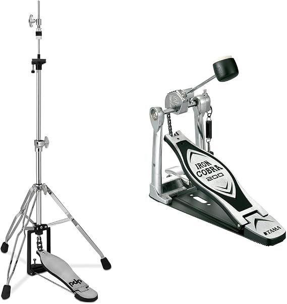 PDP DW 700 Series Hi-Hat Stand (PDHH713) & TAMA Iron Cobra 200 Single Pedal Bundle