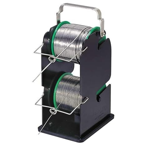 Hakko Solder Reel Stand,Black,Dual Spool 611-2 - 1 Each