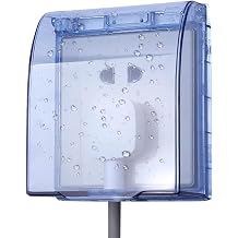 Priz Kapağı, Banyo Lavabo Islak Priz Koruma Kapağı, Sudan Koruyan Kapak, Açılır Kapanır, Priz Soket Koruyucu,