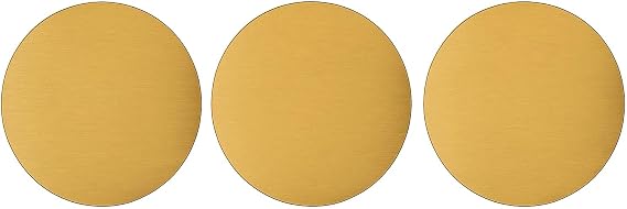 3 inch Diameter 3 Set Gold Plate for Incense Burner