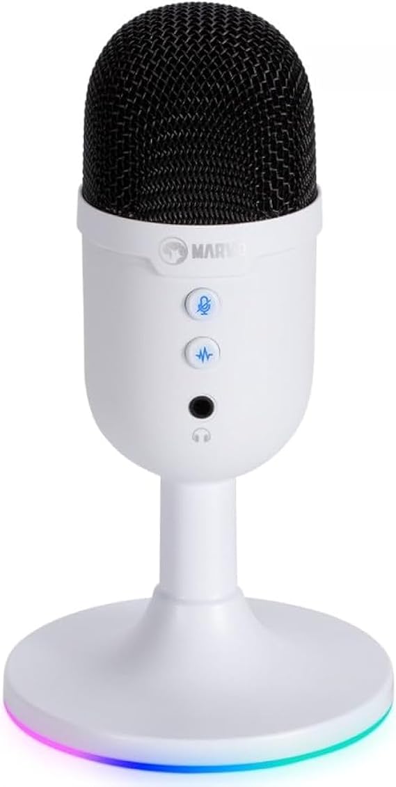 MARVO MIC-06 WH Wired Microphone