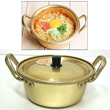 Korea Noodle PotHot Shin Ramyun Aluminum Pot 6.316cm Traditional HOT POT