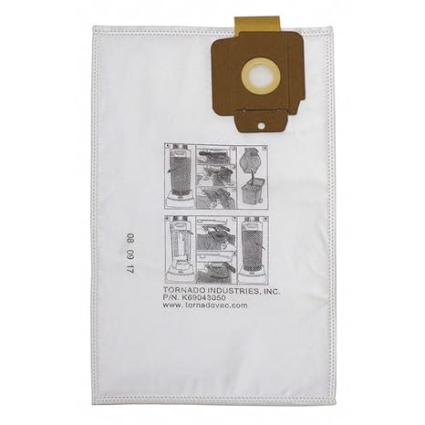 Replace. Vacuum Cleaner Bags, HEPA, PK10