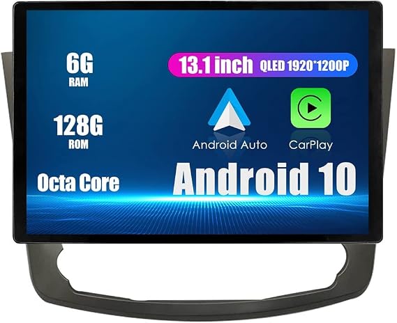 for Toyota Avalon 2011-2012 Car CarPlay Android Auto Navigation Stereo GPS Radio Reverse Camera Display 13.1" QLED Touchscreen Headunit Tablet Pad Media Player, if Applicable Octa Core 6G+128G