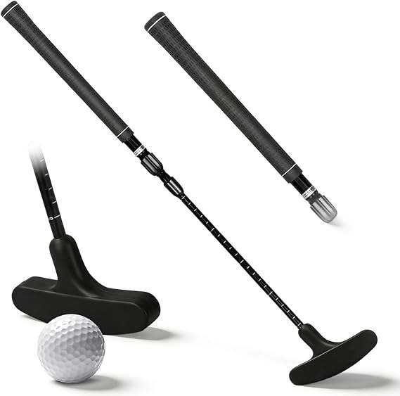 Golf Putter, Single Pack Unisex Adjustable Putter Right or Left Handed for Teenagers And Adults. 