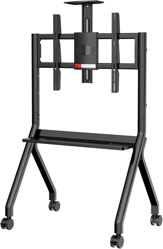 Mobile Smart Board Stand for Interactive Whiteboard 47"-65" | Lockable Wheels, Holds up to 176lbs, for Office Classroom Home(Model: FD570)