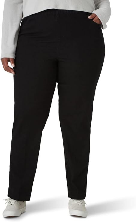 Chic Classic Collection Women's Plus Size Pull-On Pant