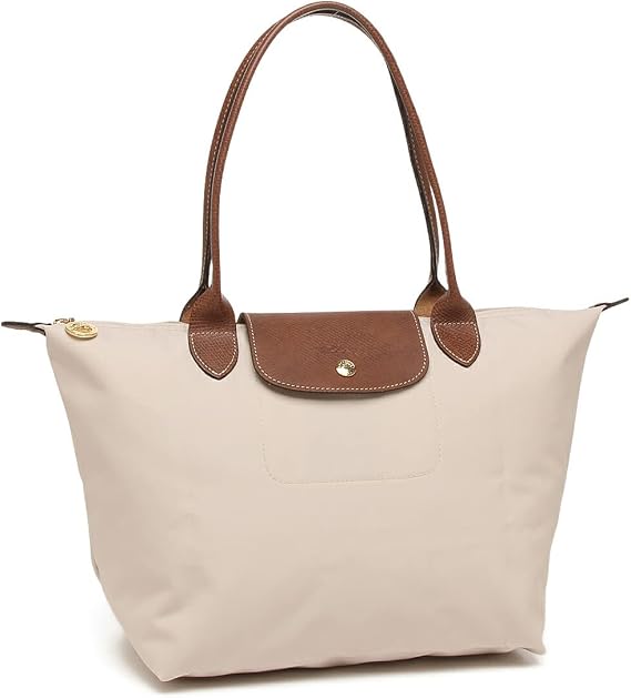 Longchamp Tote Bag Le Pliage M Size Beige Women's 2605 089 P71 Parallel Import