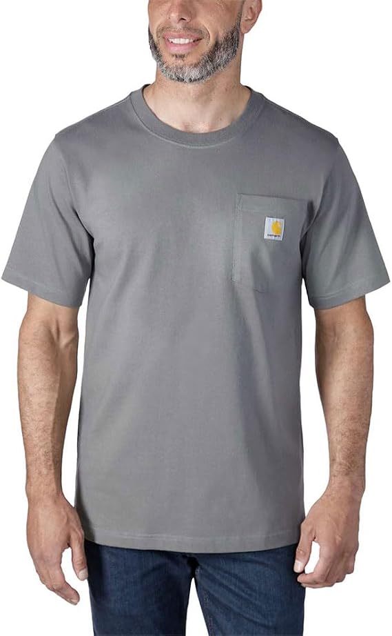 Carhartt Herren Relaxed Fit Heavyweight Short-Sleeve K87 Pocket T-Shirt T-Shirt (1er Pack)