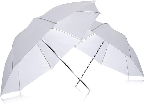 Neewer (2) 33" 83cm Photography Studio Flash Translucent White soft Umbrella