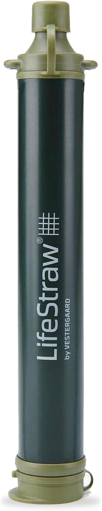 LifeStraw Personal Water Filter, Green, 1pc