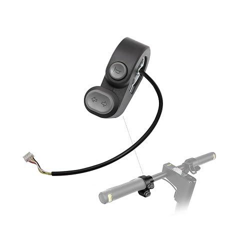 Scooter Horn Turn Signal Switch Compatible with Ninebot by Segway MAX G2 | G65 Max2 Kickscooter Horn Switch Turn Signal Switch Replacement Original Accessories