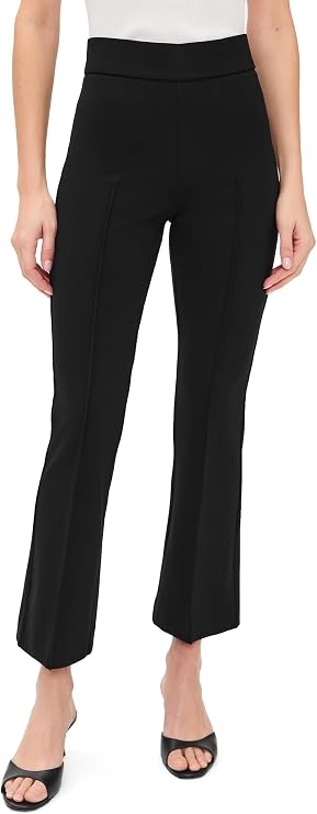 Good American Women's Soft Stretch Ponte Pull On Kick Flare Pants