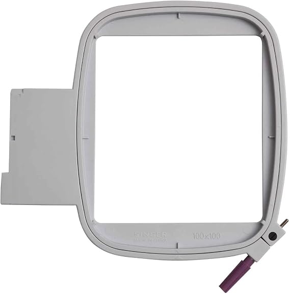 SINGER Embroidery Hoop 100mm x 100mm | Compatible with SINGER SE9180 & SE9150 | Precise Fabric Tension | Delivers Professional-Quality Embroidery Results