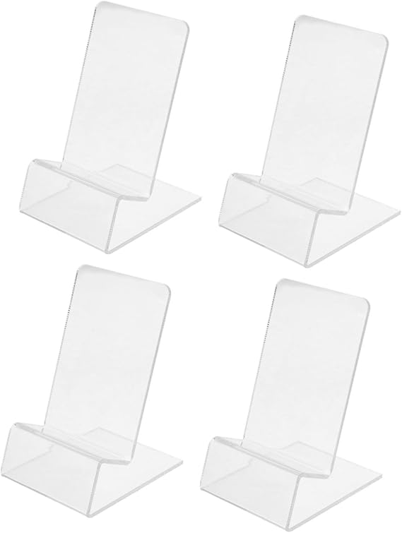4Pcs Acrylic Cell Phone Display Stand Holder for Showcase