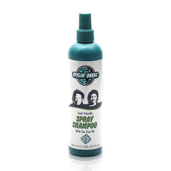 Stylin Dredz Spray Shampoo - Dreadlock Shampoo - Residue Free with Tea Tree Oil - 350 ml Single