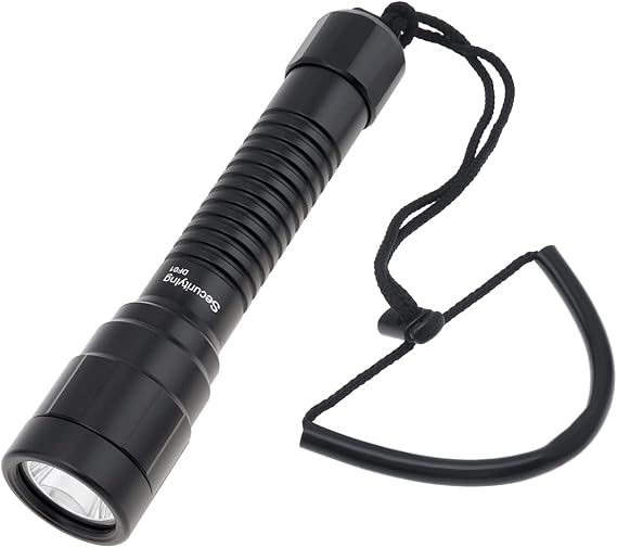 SecurityIng DF01 Scuba Diving Light, 1500 Lumens Dive Flashlight