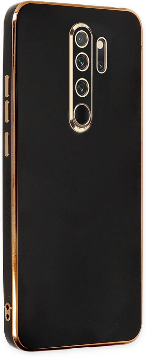 Microsonic Xiaomi Redmi Note 8 Pro için Kılıf Olive Plated Siyah [Redmi Note 8 Pro ile Uyumlu Kılıf - Siyah]