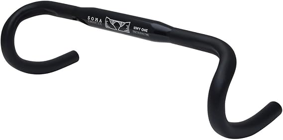Soma Fabrications Hwy One Compact Drop Bar; Handlebar for Road Bike, 31.8mm 40cm