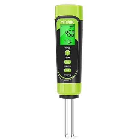 YINMIK Digital Soil Moisture Meter,Direct EC Tester for Soil