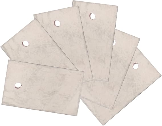 Fielect 300Pcs Waveguide Cover for Microwave Mica Plates Sheets 28x22x0.1mm Microwave Oven Repairing Part Universal Mica Sheet for All Microwave Oven, One Hole