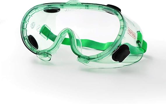 nextool Anti-Fog Clear Lens Safety Goggles, Over Glasses, Unisex Fit, UV Protection, ANSI Z87.1 Rated