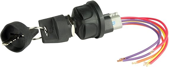 BEP 4 Position Sealed Ignition Accessory/Off/Ignition Accessory/Start Switches & Lanyards