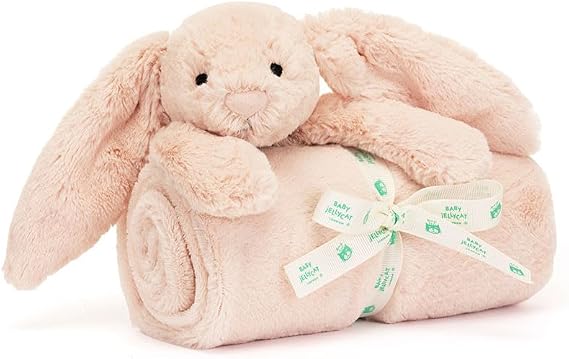 Bashful Blush Bunny Blankie