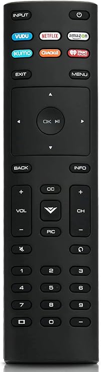 Universal XRT136 Remote Control Works for All Vizio Smart TV D24f-F1 D43f-F1 D50f-F1 E43-E2 E60-E3 E75-E1 M65-E0 M75-E1 P55-E1 P65-E1 P75-E1 and More