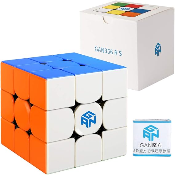 Coogam GAN 356 R S Speed Cube Gans 356R 3x3 Stickerless Gan356 RS 3x3x3 Speedcube GES V3 System