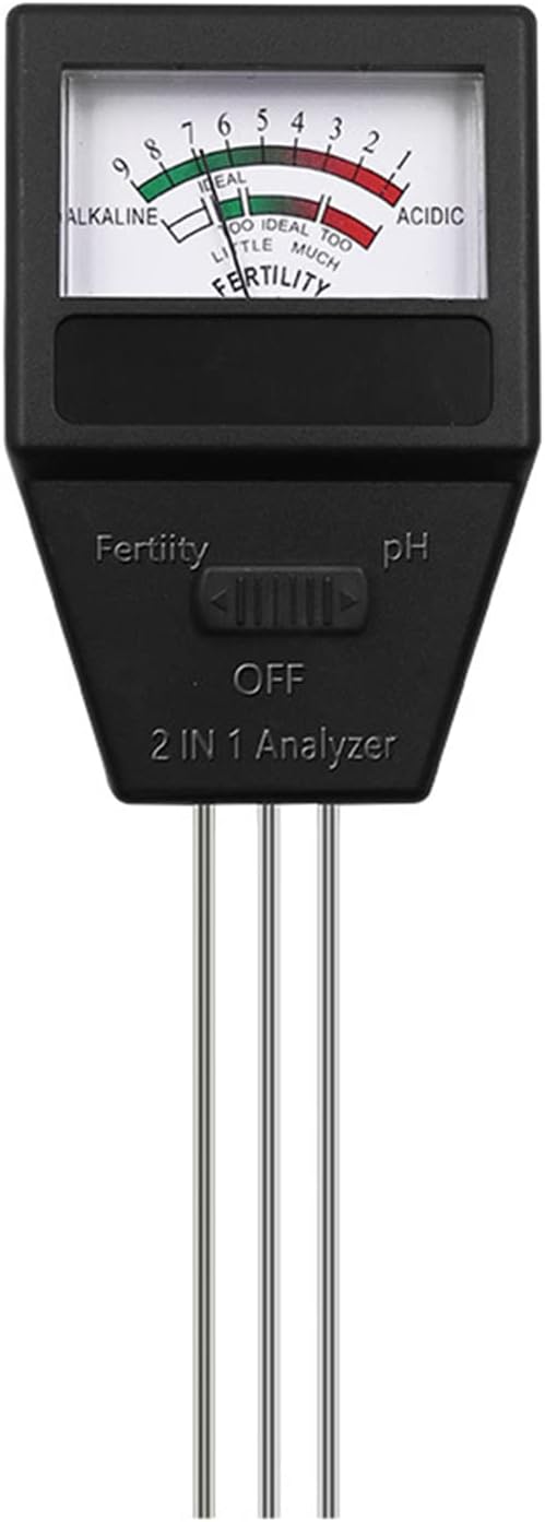 Soil Tester Soil Fertility Analyzer 2 In 1 Soil Acid Base & Fertility Analyzer Batteries Required Testing Kit 2 In 1 Soil Meter For Soil Meter Tester