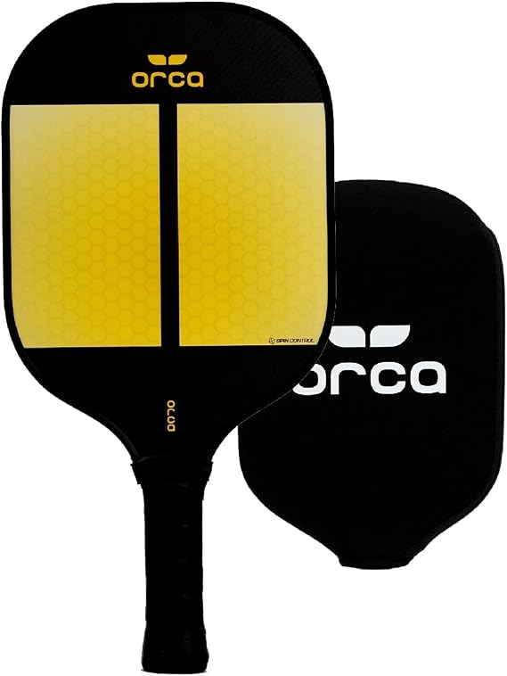 Orca Pickleball Paddles, Tournament Series Carbon Fiber Pickleball Paddles Designed for Maximum Power and Control, USA Pickleball Approved