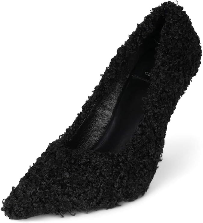 Jeffrey Campbell CONVINCE-F Heels Black Curly 7