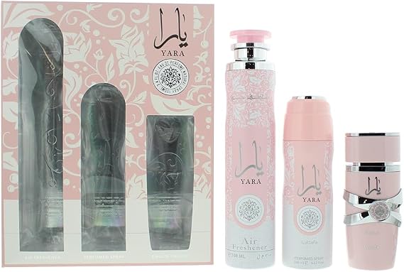 Lattafa Yara 2 Pcs Gift Set with Yara 3.4 EDP + Yara Candy 3.4 Spray L