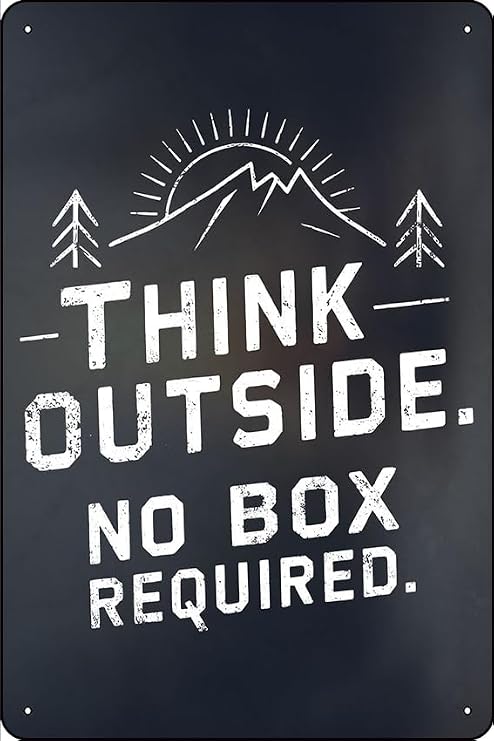 Unbox Your Potential Retro Metal Tin Sign Poster 8x12 Inch